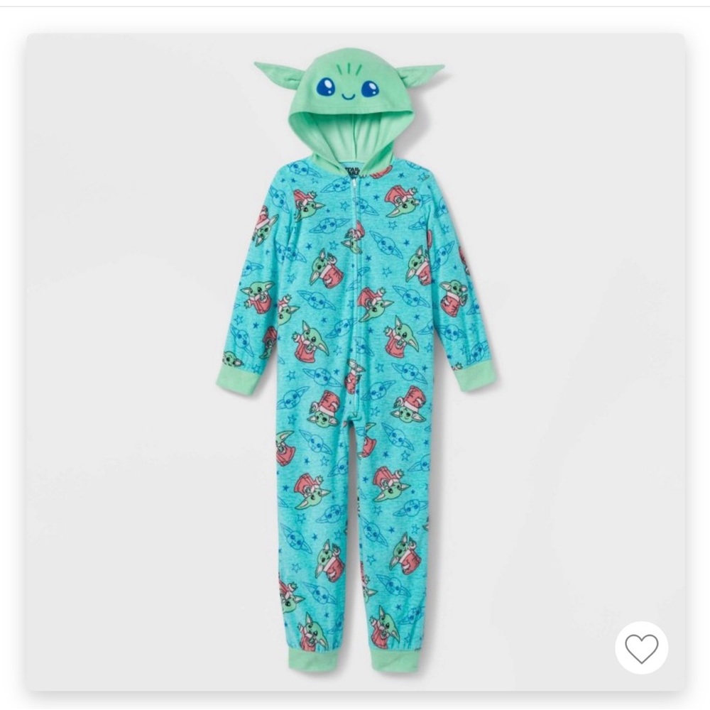 Star Wars The Mandalorian The Child Grogu Pajamas Onsie Blanket Sleeper - large